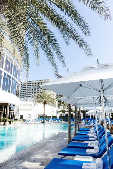 The St. Regis Bal Harbour Resort - Miami Beach, FL, USA - Pool Deck Umbrellas