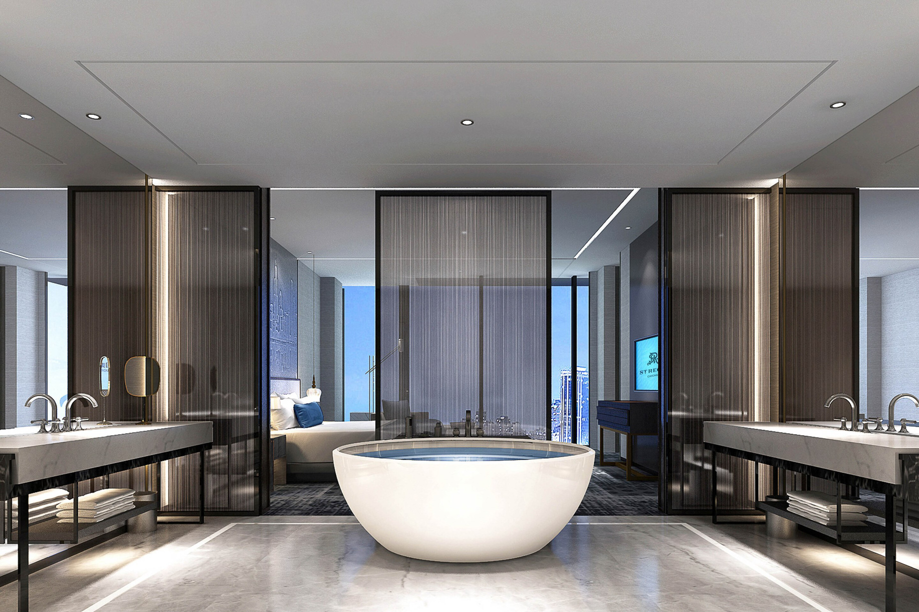 The St. Regis Chicago Hotel - Chicago, IL, USA - St. Regis Bathroom