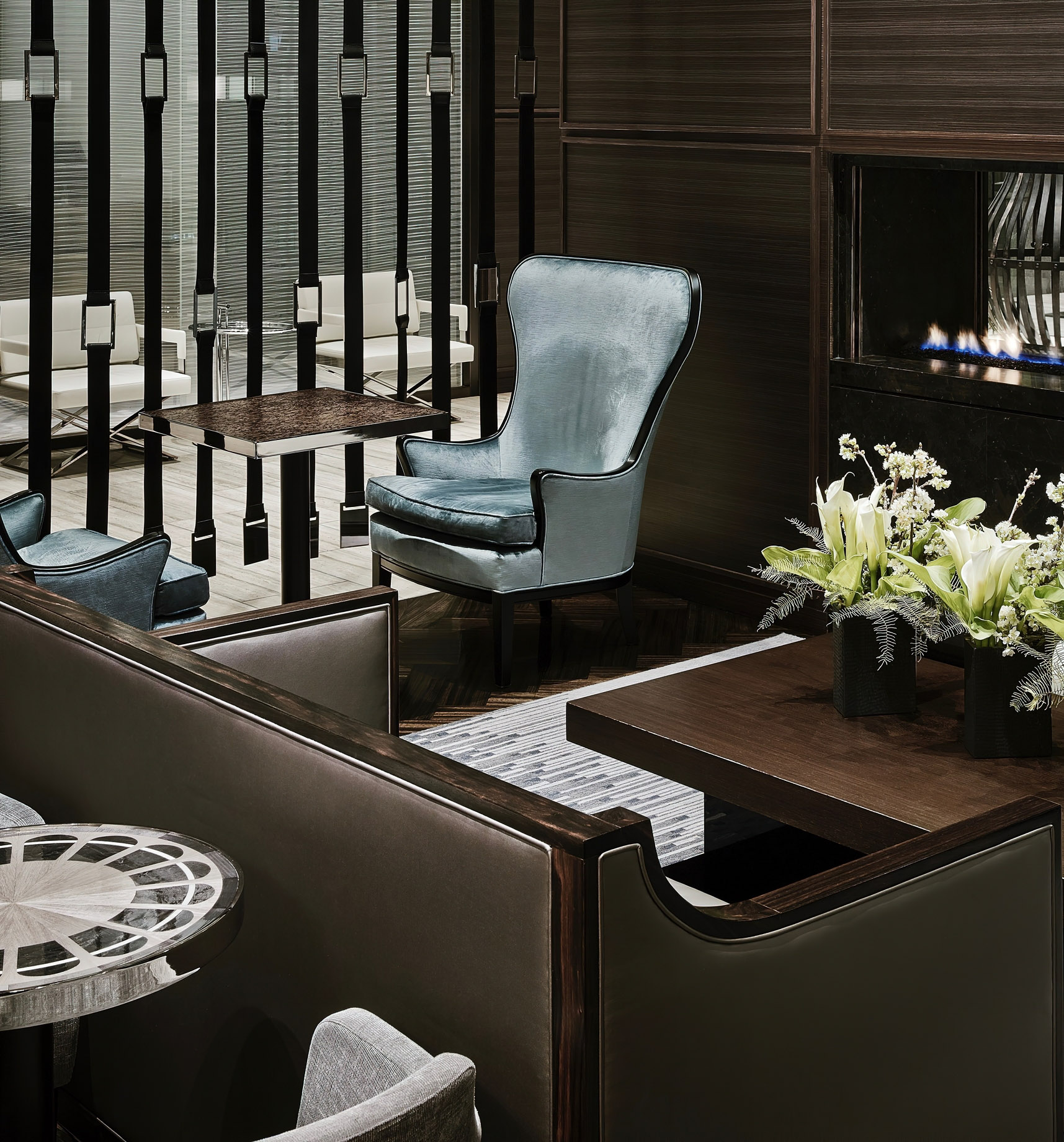 The St. Regis San Francisco Hotel – San Francisco, CA, USA – Lobby Lounge Design Details