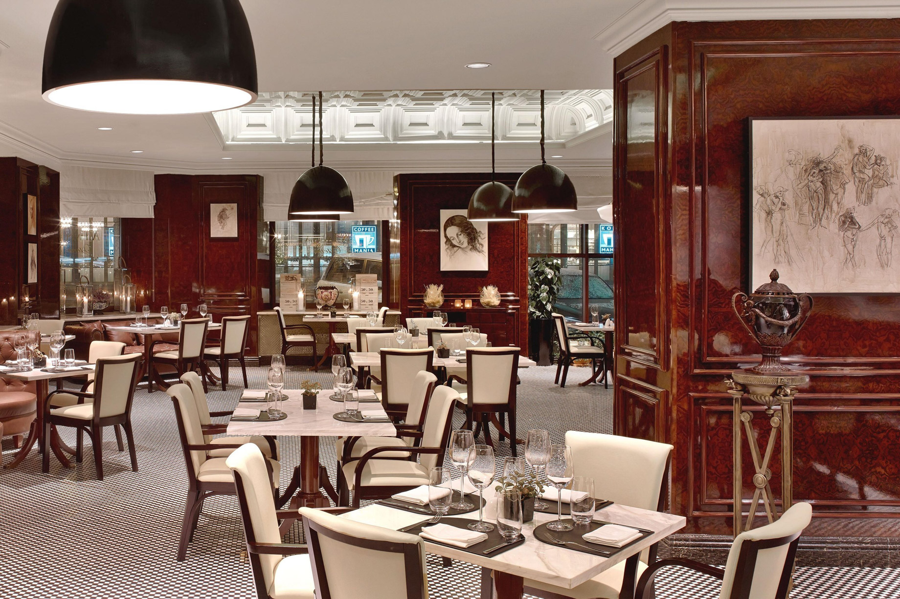 The St. Regis Moscow Nikolskaya Hotel - Moscow, Russia - Italian Osteria A Tavola Seating