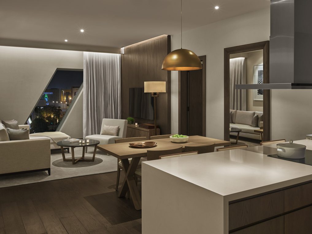 The Abu Dhabi EDITION Hotel - Abu Dhabi, UAE - Apartment Living Room