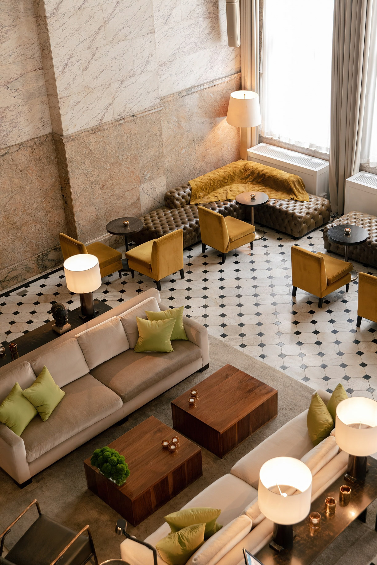 The London EDITION Hotel – London, United Kingdom – Lobby Interior View