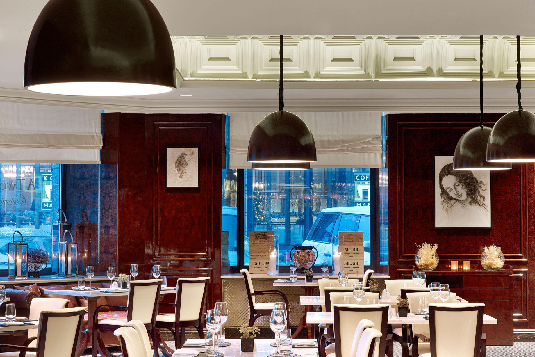 The St. Regis Moscow Nikolskaya Hotel – Moscow, Russia – Italian Osteria A Tavola Tables