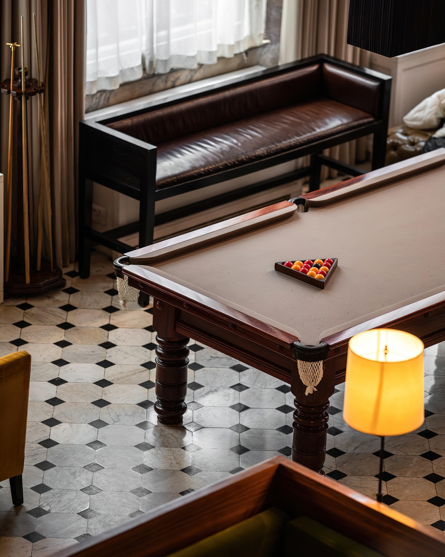 The London EDITION Hotel – London, United Kingdom – Lobby Pool Table