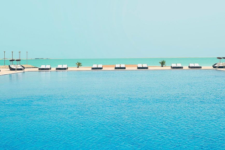 The St. Regis Doha Hotel - Doha, Qatar - Outdoor Pool Ocean View