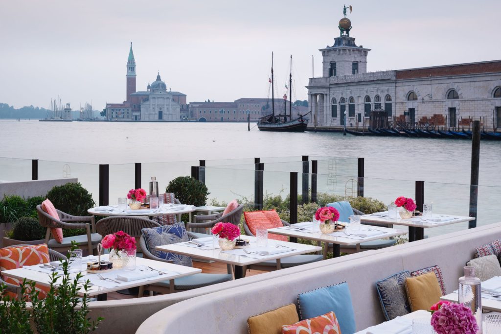 The St. Regis Venice Hotel - Venice, Italy - Gio's Restaurant Seating Grand Canal Terrace