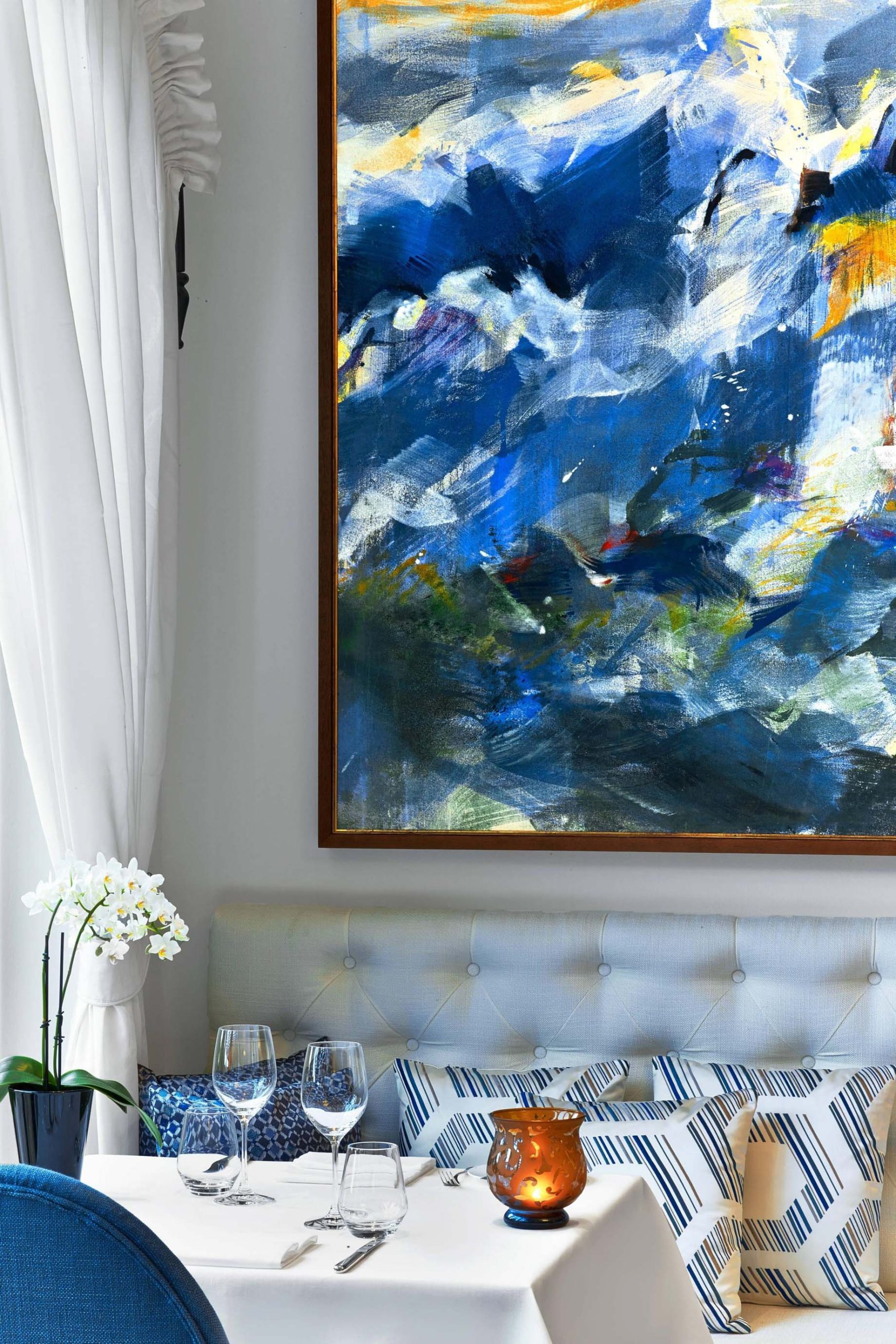 The St. Regis Mardavall Mallorca Resort – Palma de Mallorca, Spain – Aqua Restaurant Art