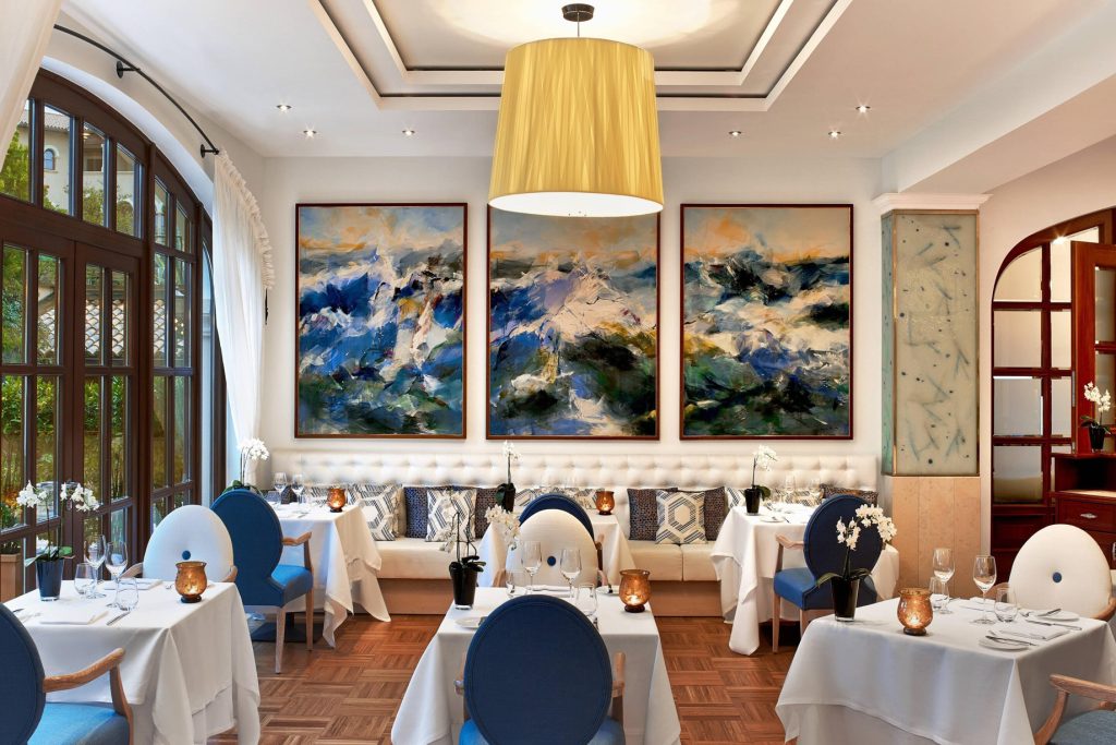 The St. Regis Mardavall Mallorca Resort - Palma de Mallorca, Spain - Aqua Restaurant Interior