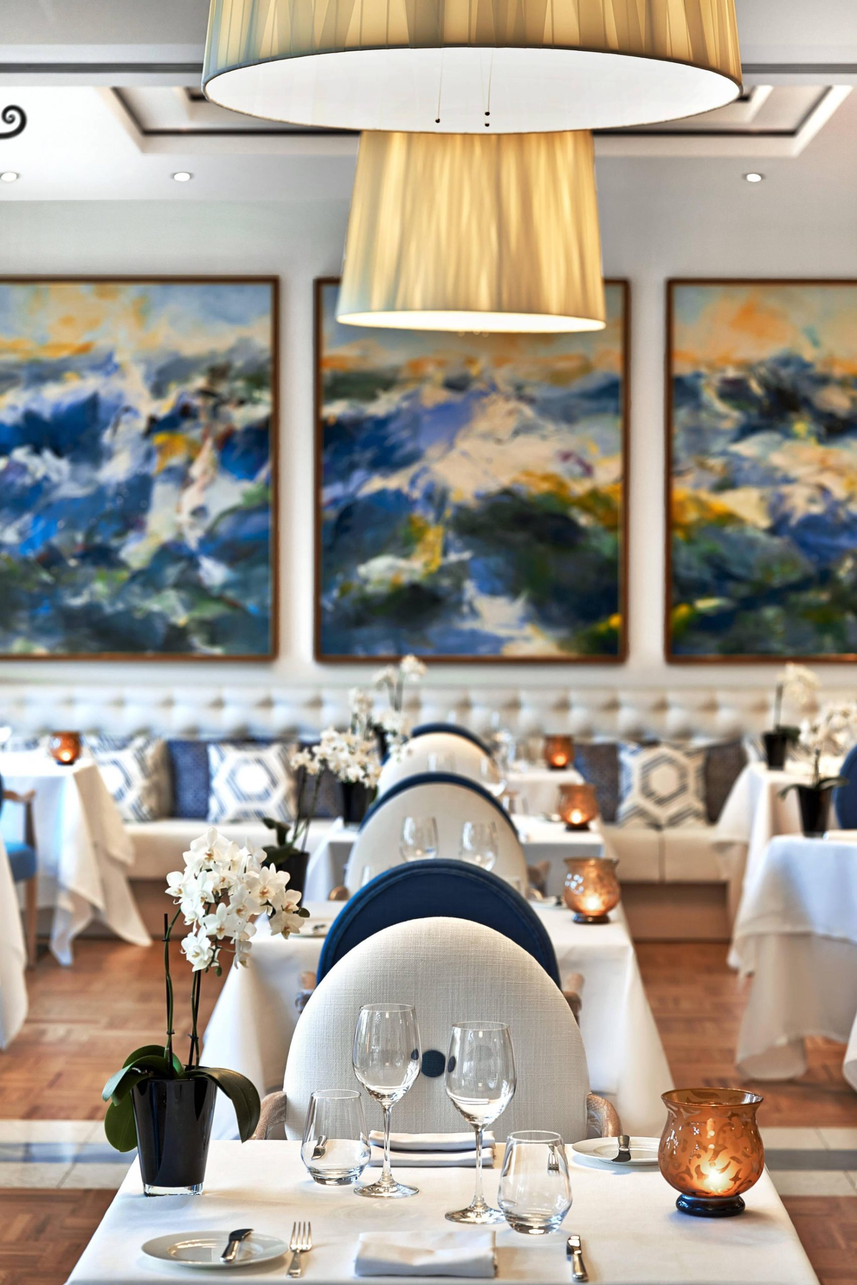 The St. Regis Mardavall Mallorca Resort – Palma de Mallorca, Spain – Aqua Restaurant Seating