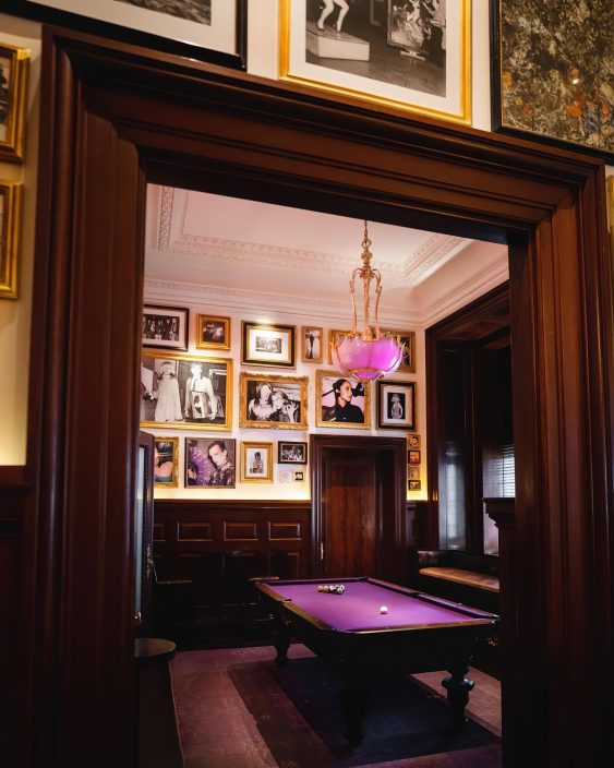 The New York EDITION Hotel - New York, NY, USA - Clocktower Billiard Room Entry