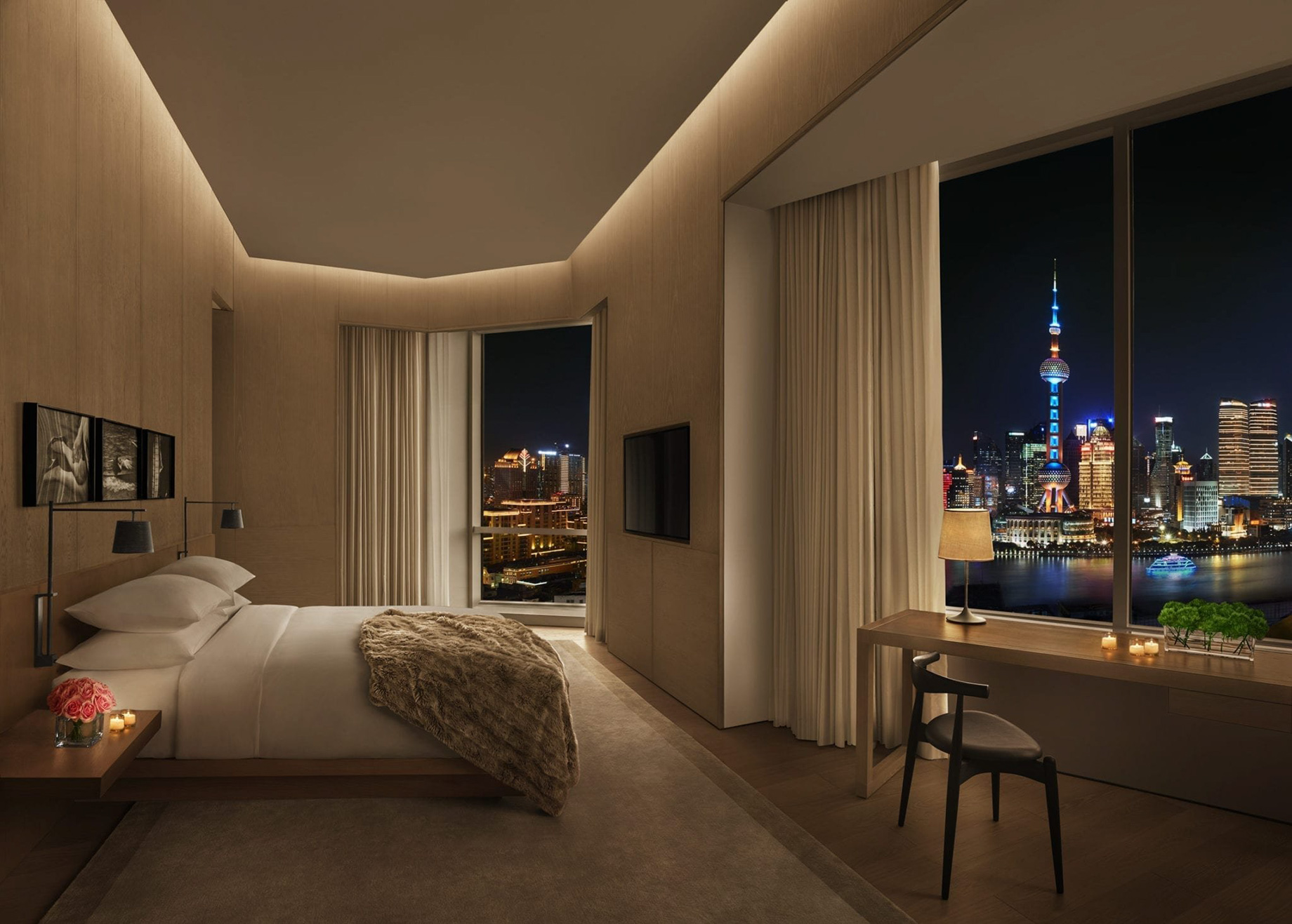 The Shanghai EDITION Hotel - Shanghai, China - Bund View Suite Night
