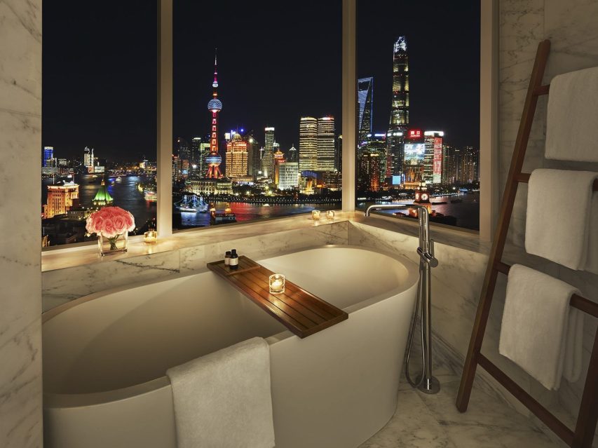 The Shanghai EDITION Hotel - Shanghai, China - Bund View Suite Bathroom Tub