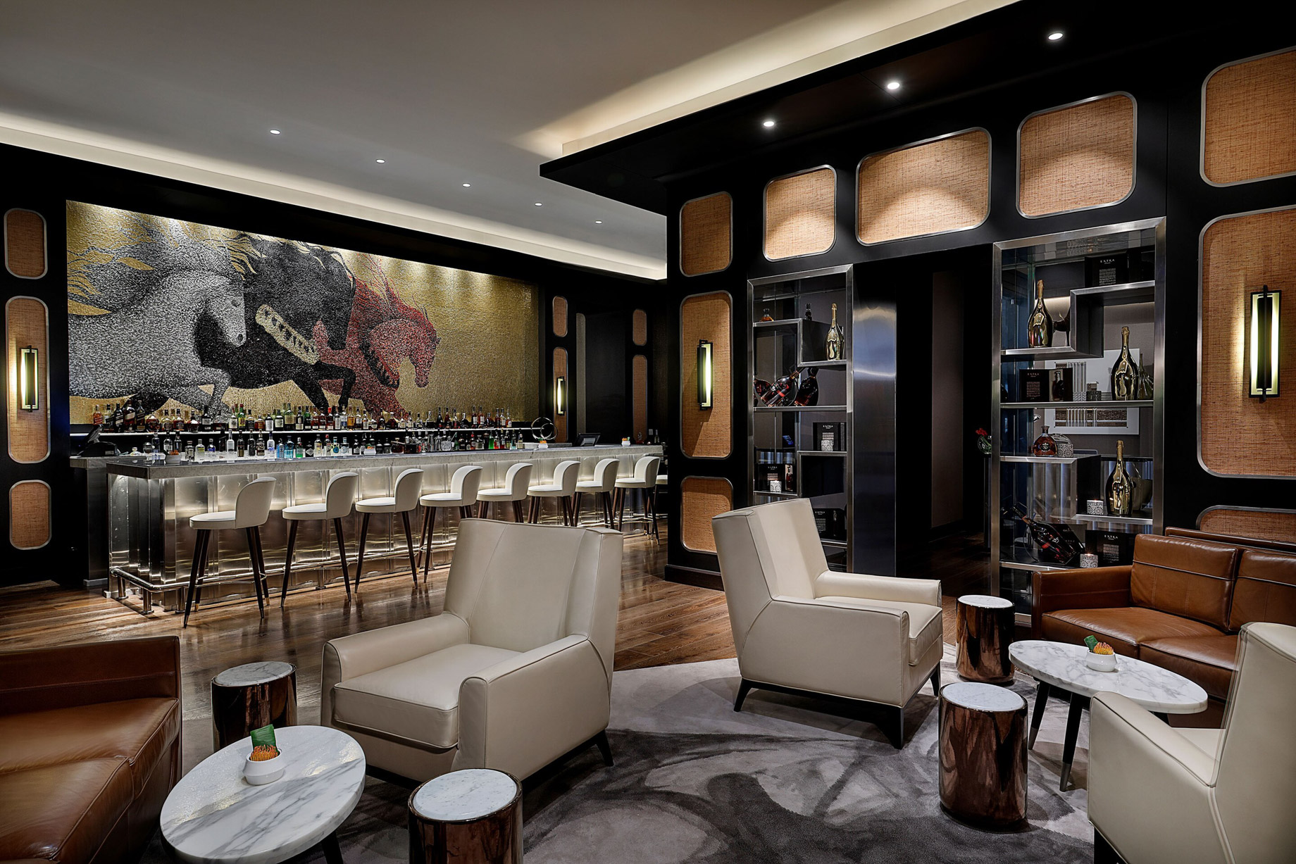 The St. Regis Amman Hotel - Amman, Jordan - St. Regis Bar Interior Decor