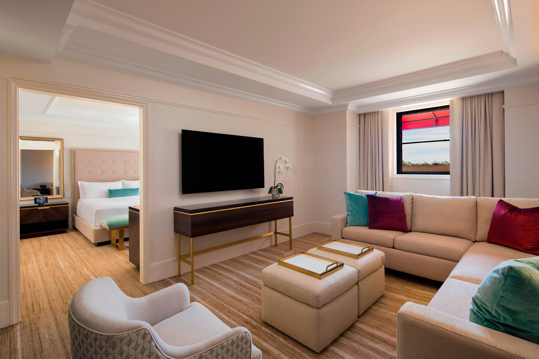 The St. Regis Atlanta Hotel – Atlanta, GA, USA – Caroline Astor Suite Living Room