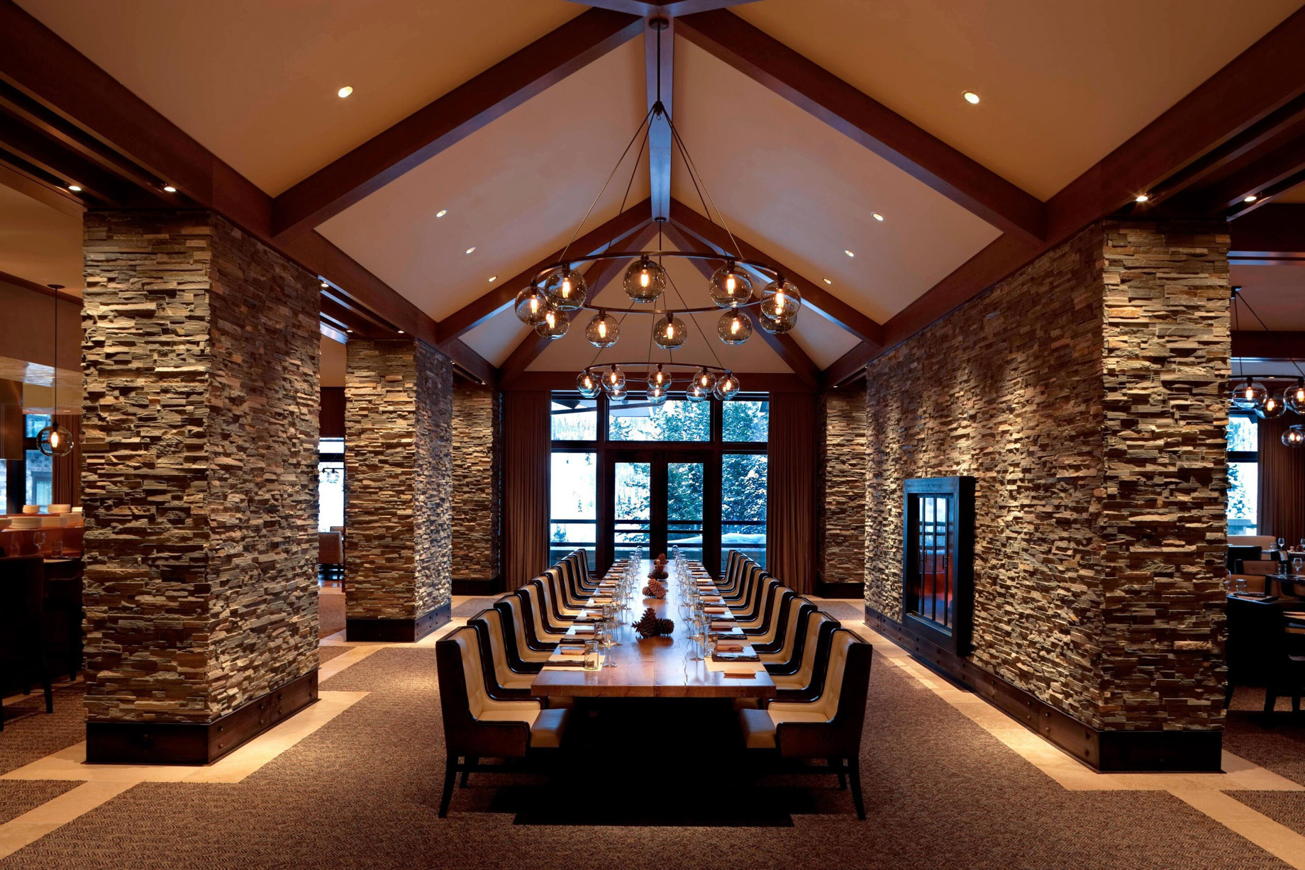 The St. Regis Deer Valley Resort - Park City, UT, USA - RIME Communal Table Evening