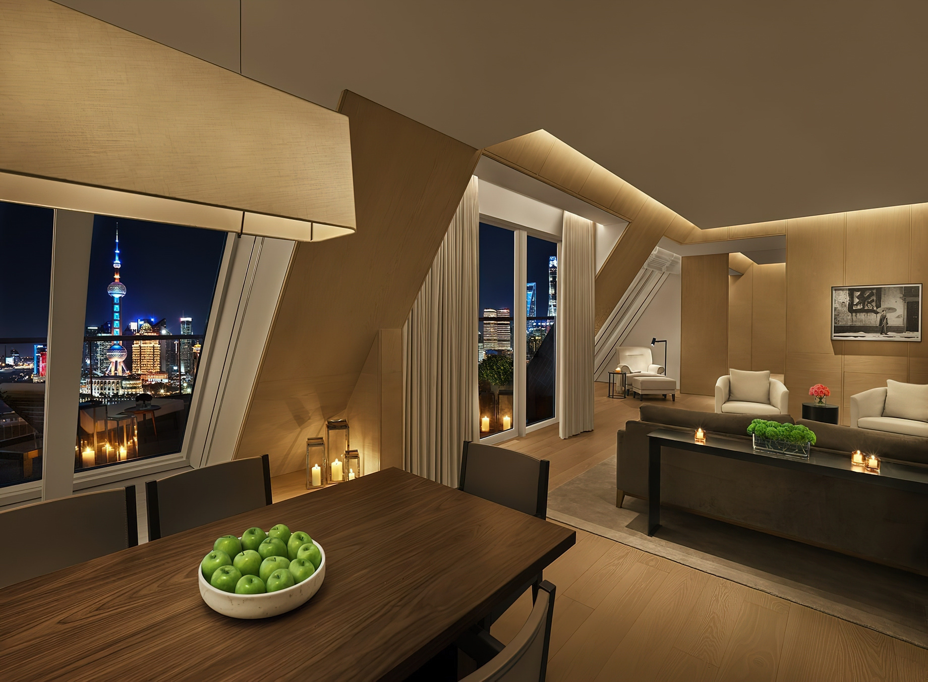 The Shanghai EDITION Hotel – Shanghai, China – Terrace Suite Living Room