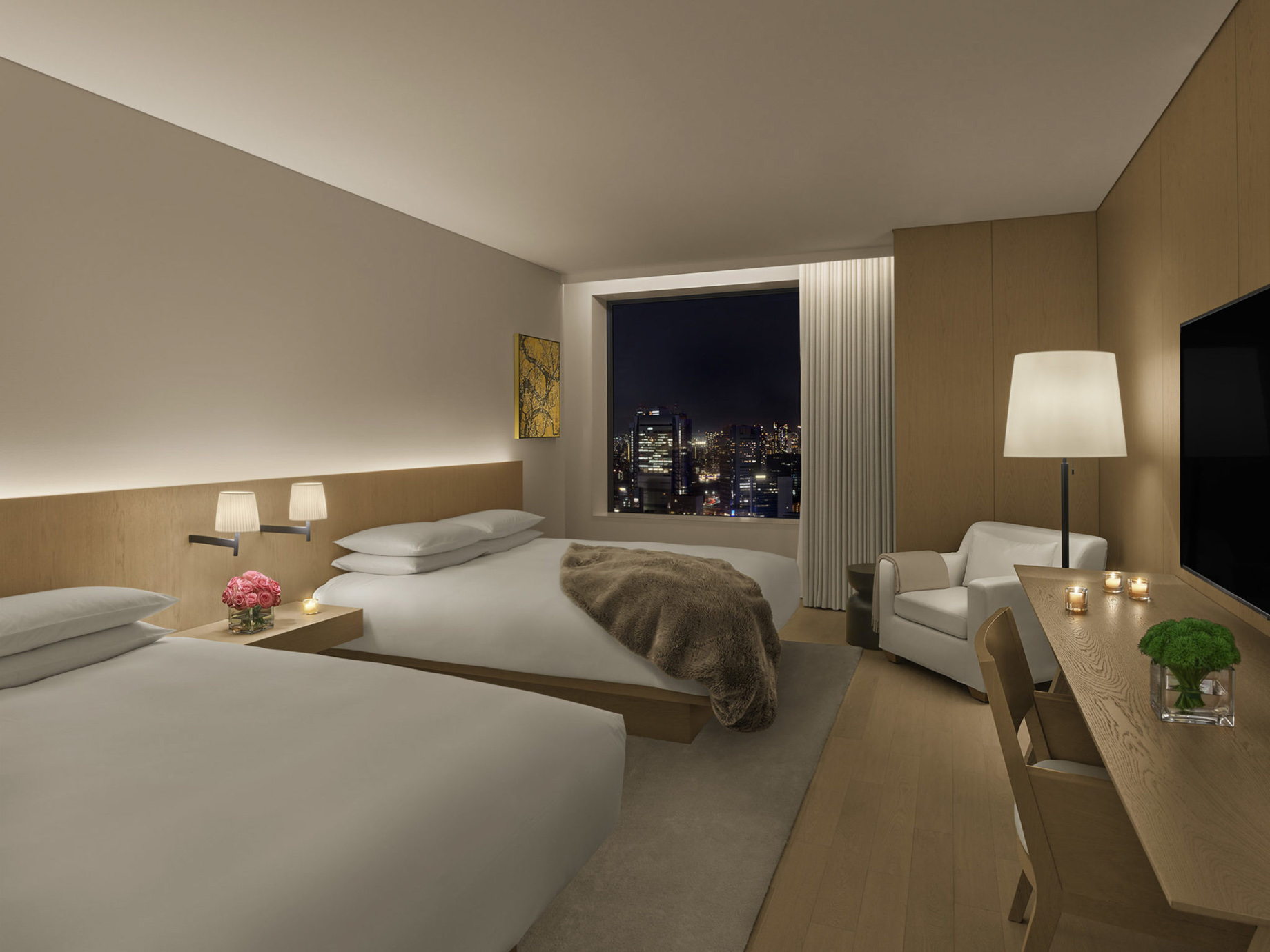 The Tokyo EDITION Toranomon Hotel - Tokyo, Japan - Deluxe Guest Room Double Queen