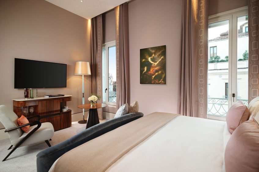 The St. Regis Venice Hotel - Venice, Italy - Canal Side View Guest Room Decor