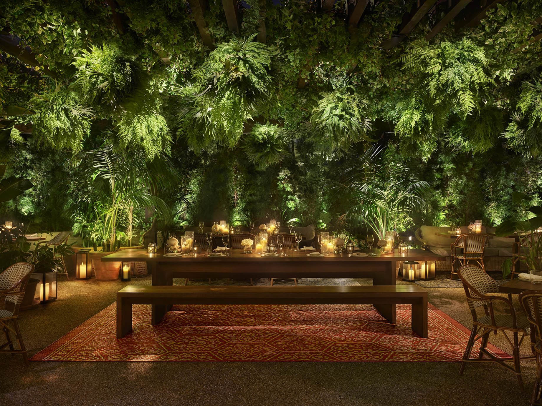 The West Hollywood EDITION Hotel – West Hollywood, CA, USA – Ardor Terrace Night