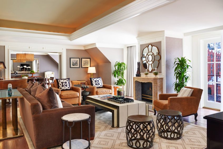 The St. Regis Aspen Resort - Aspen, CO, USA - Presidential Suite Living Room