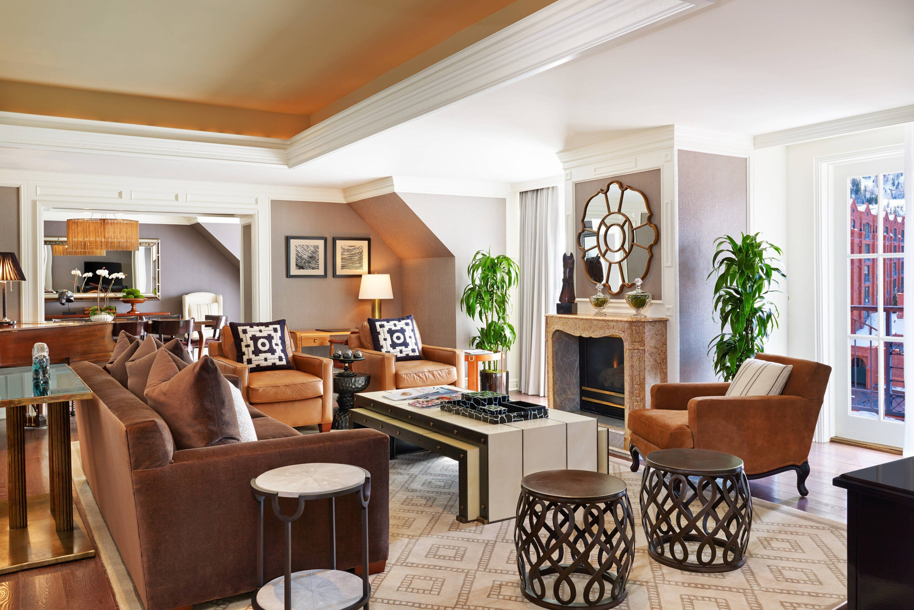 The St. Regis Aspen Resort – Aspen, CO, USA – Presidential Suite Living Room