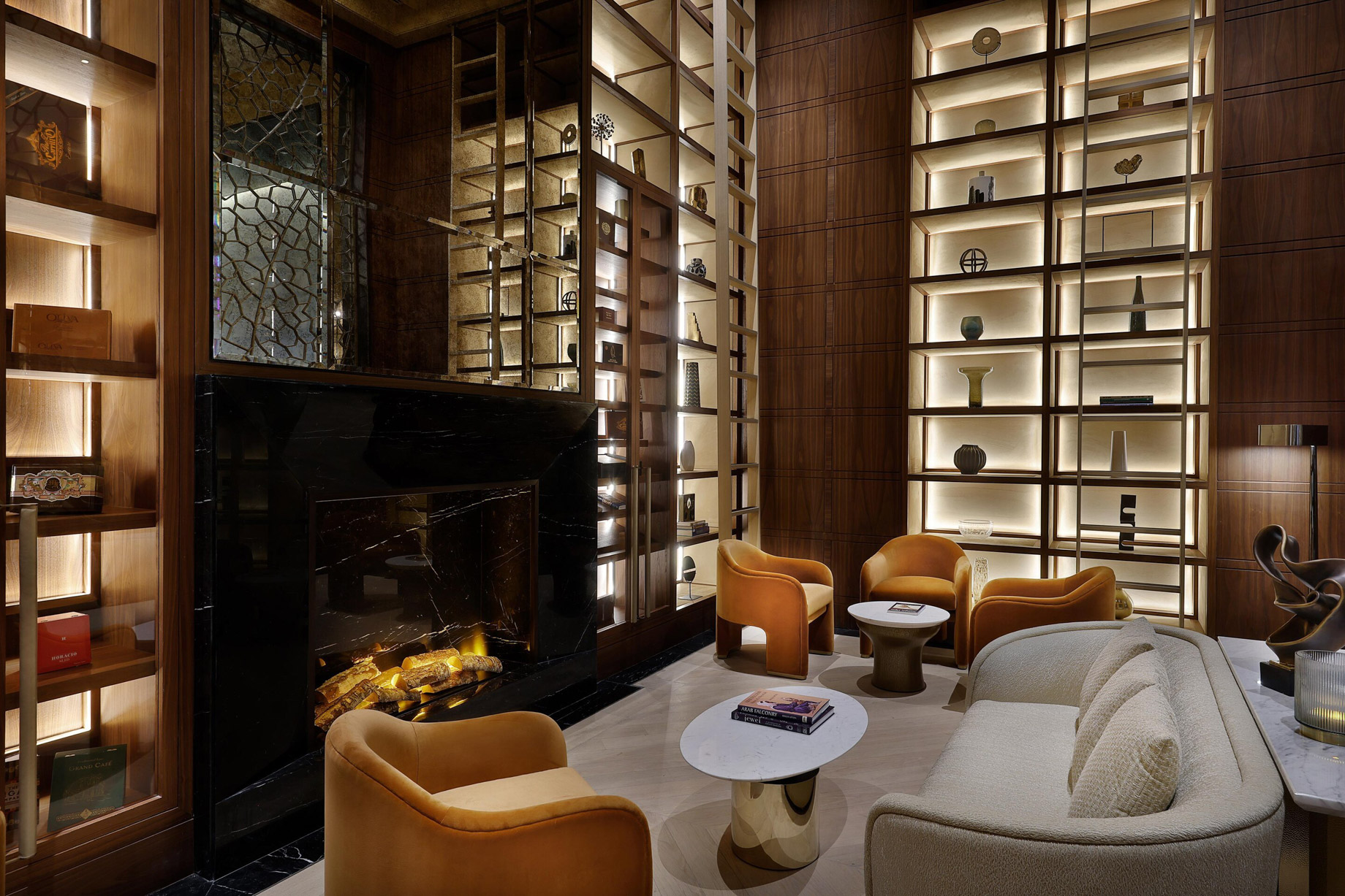 The St. Regis Dubai The Palm Jumeirah Hotel - Dubai, UAE - The Cigar Lounge