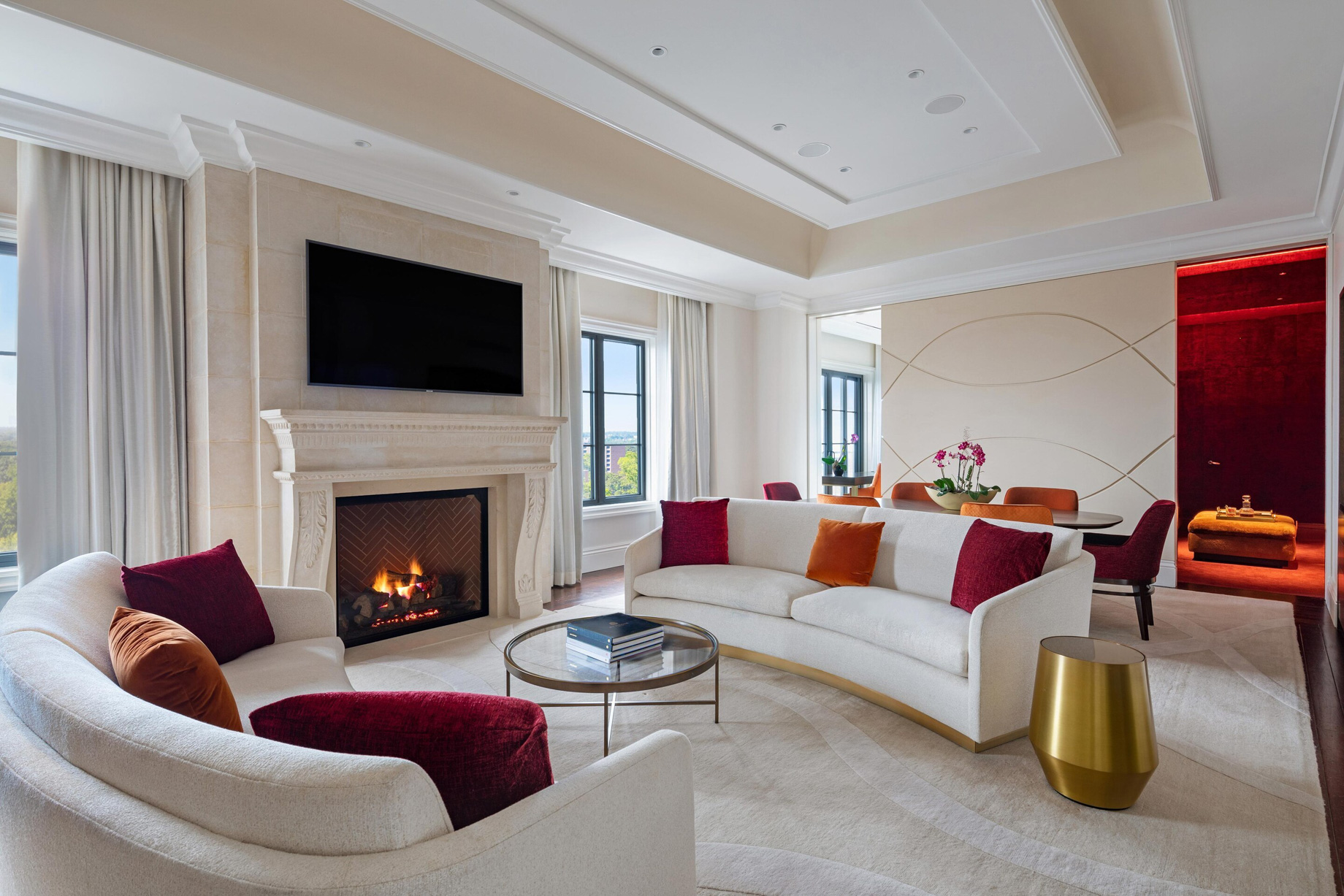 The St. Regis Atlanta Hotel – Atlanta, GA, USA – Empire Suite Living Room Seating