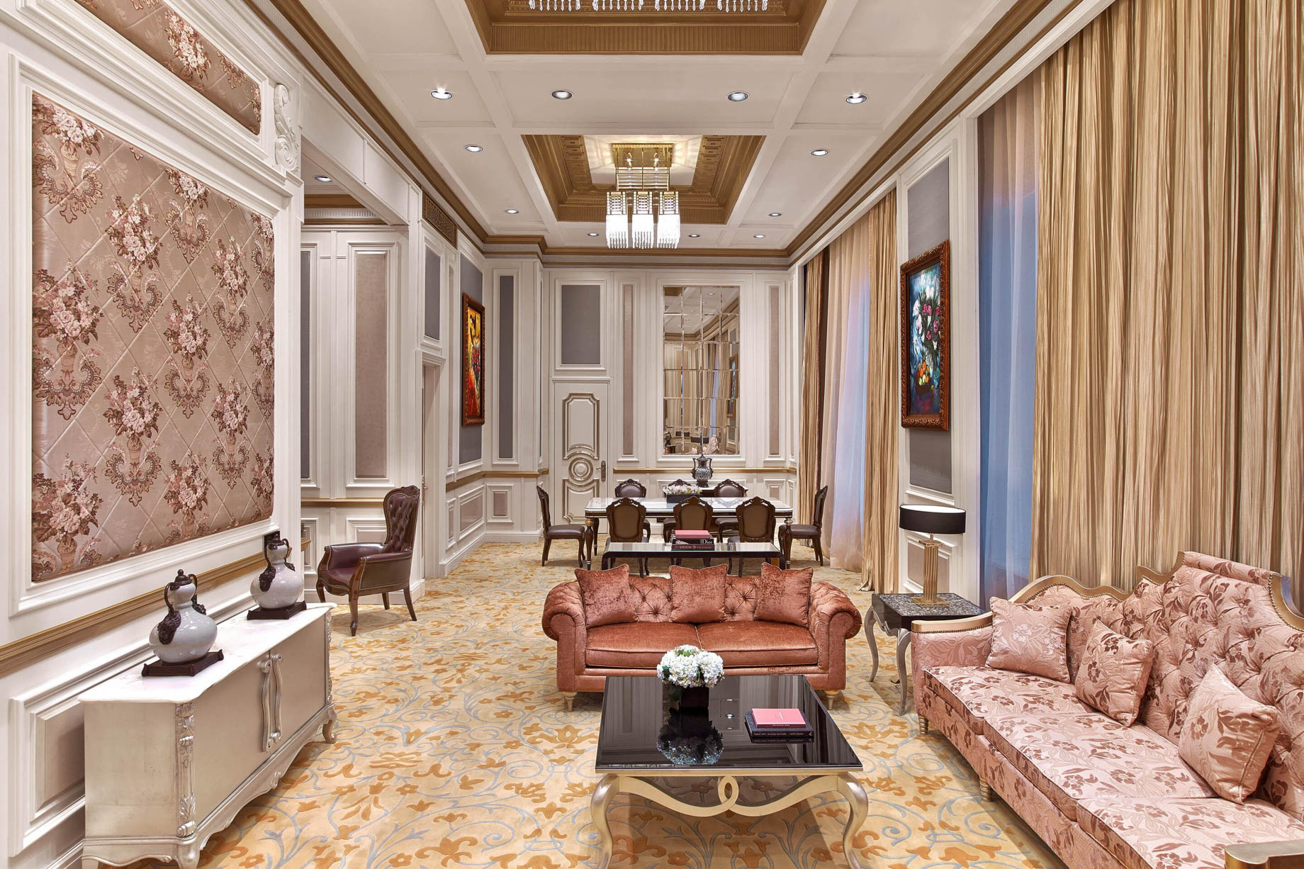 The St. Regis Moscow Nikolskaya Hotel - Moscow, Russia - Royal Suite Living Room