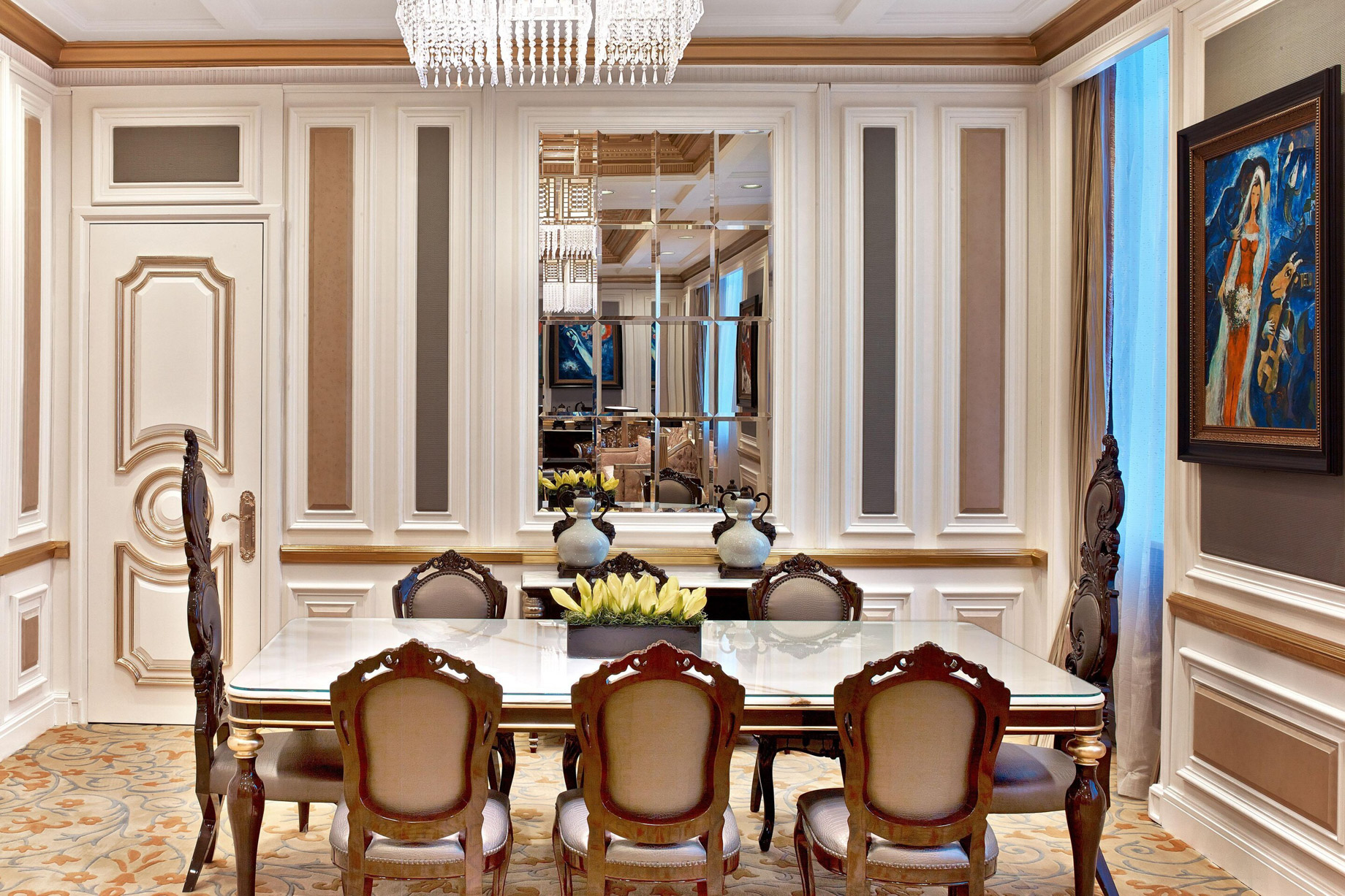 The St. Regis Moscow Nikolskaya Hotel – Moscow, Russia – Royal Suite Dining area