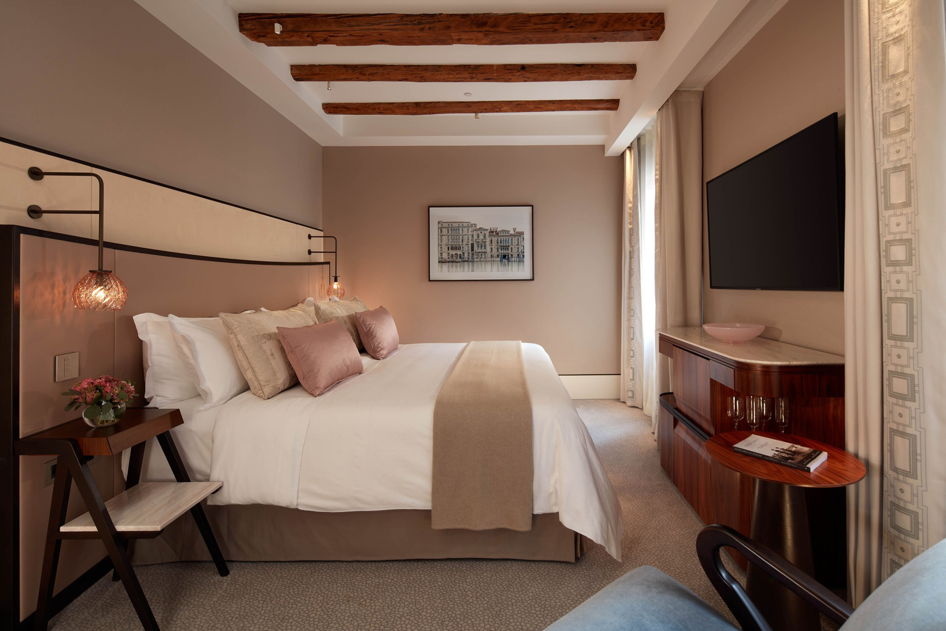 The St. Regis Venice Hotel – Venice, Italy – Deluxe Room Bed