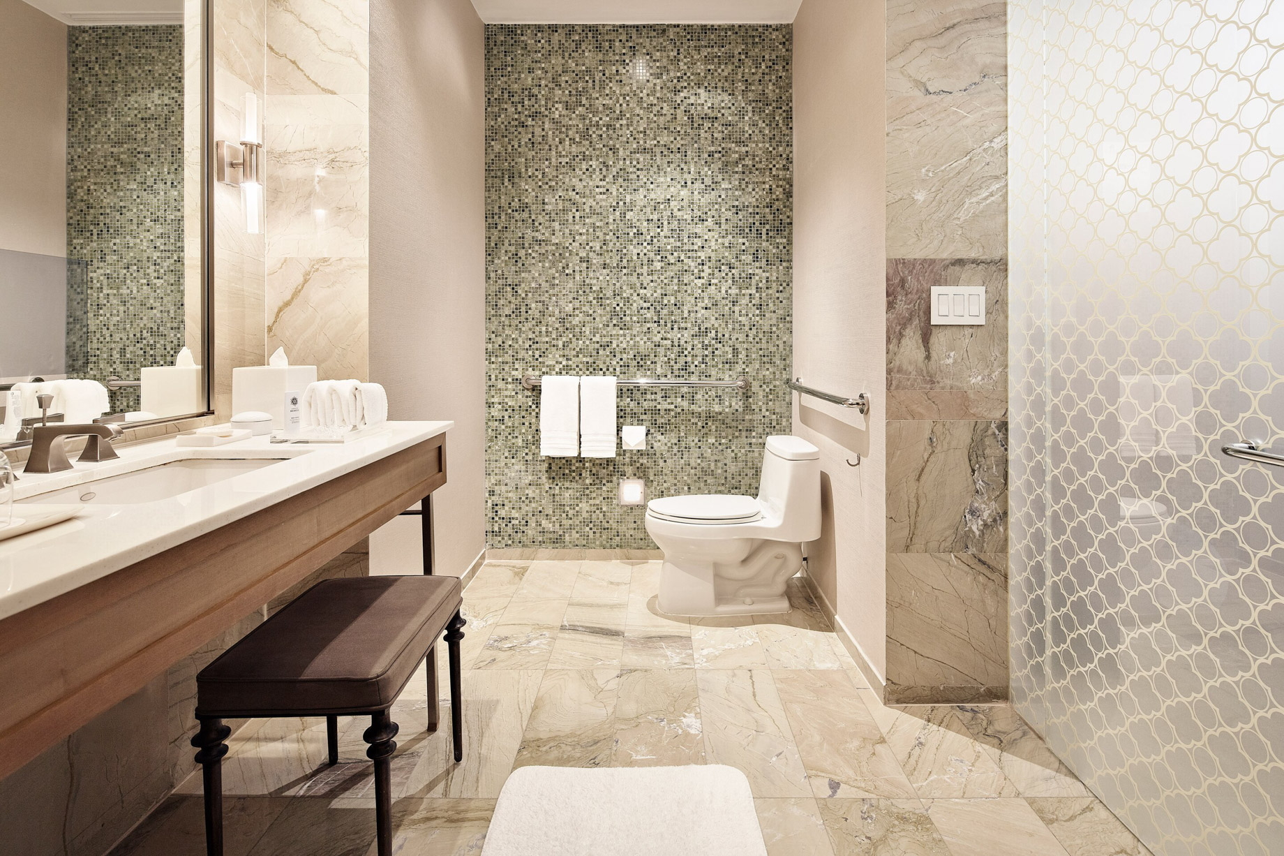 The St. Regis Mexico City Hotel – Mexico City, Mexico – Accessible Guest Bathroom