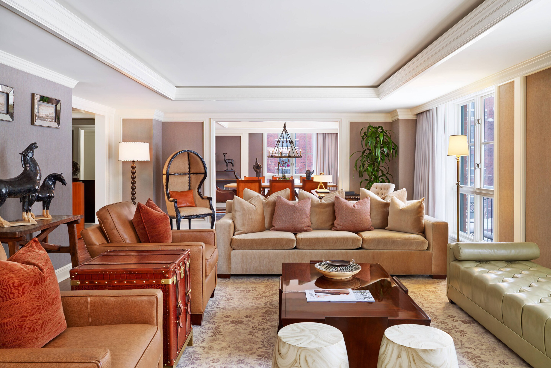 The St. Regis Aspen Resort – Aspen, CO, USA – Aspen Mountain Suite Living Room