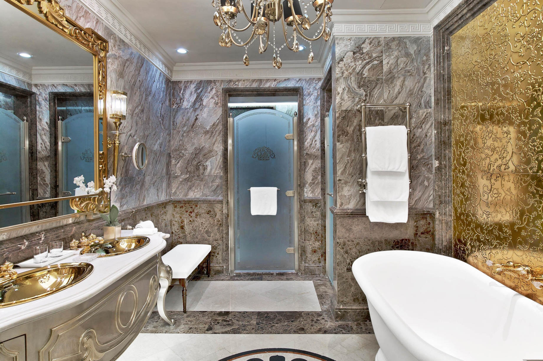 The St. Regis Moscow Nikolskaya Hotel – Moscow, Russia – Royal Suite Bathroom Design