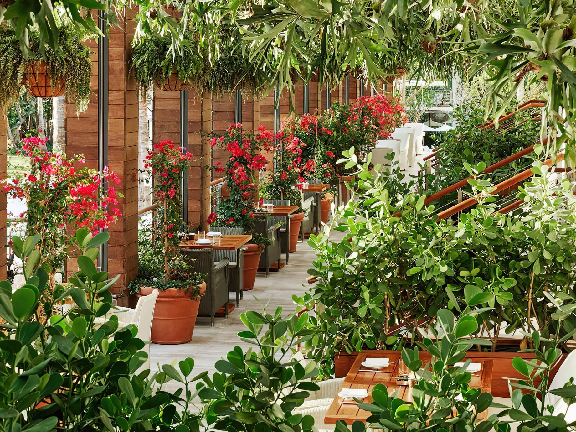 The Miami Beach EDITION Hotel - Miami Beach, FL, USA - Matador Terrace Tables