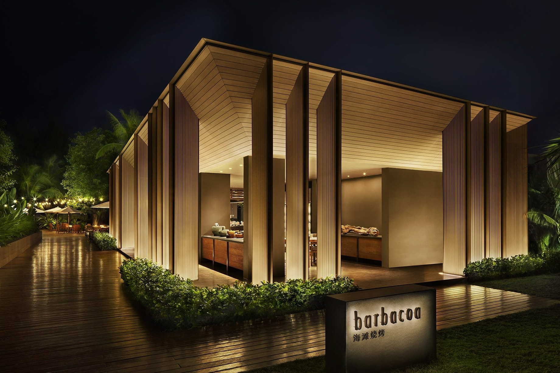 The Sanya EDITION Hotel - Sanya, Hainan, China - Barbacoa Entrance