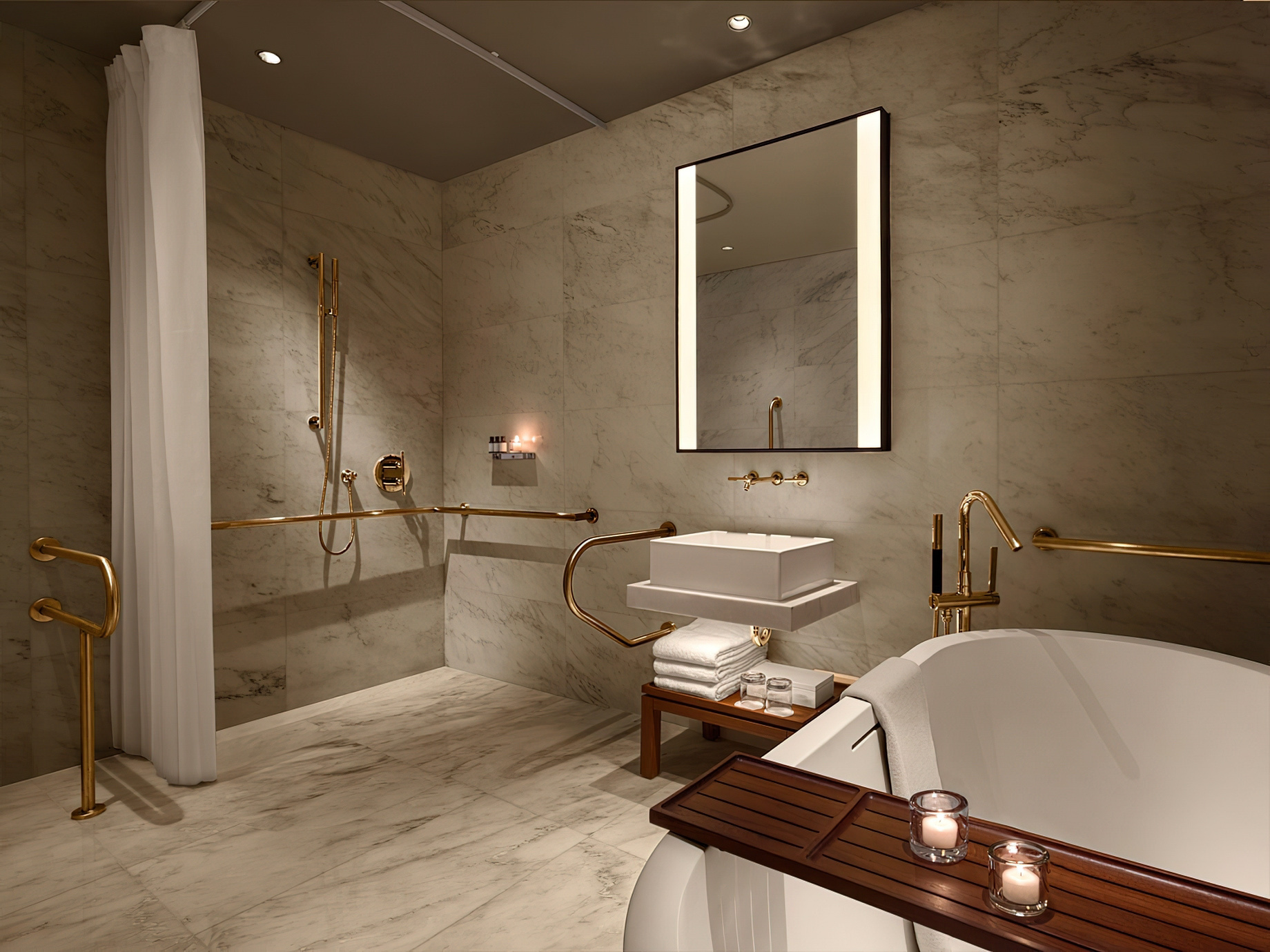 The Shanghai EDITION Hotel – Shanghai, China – Deluxe Bathroom