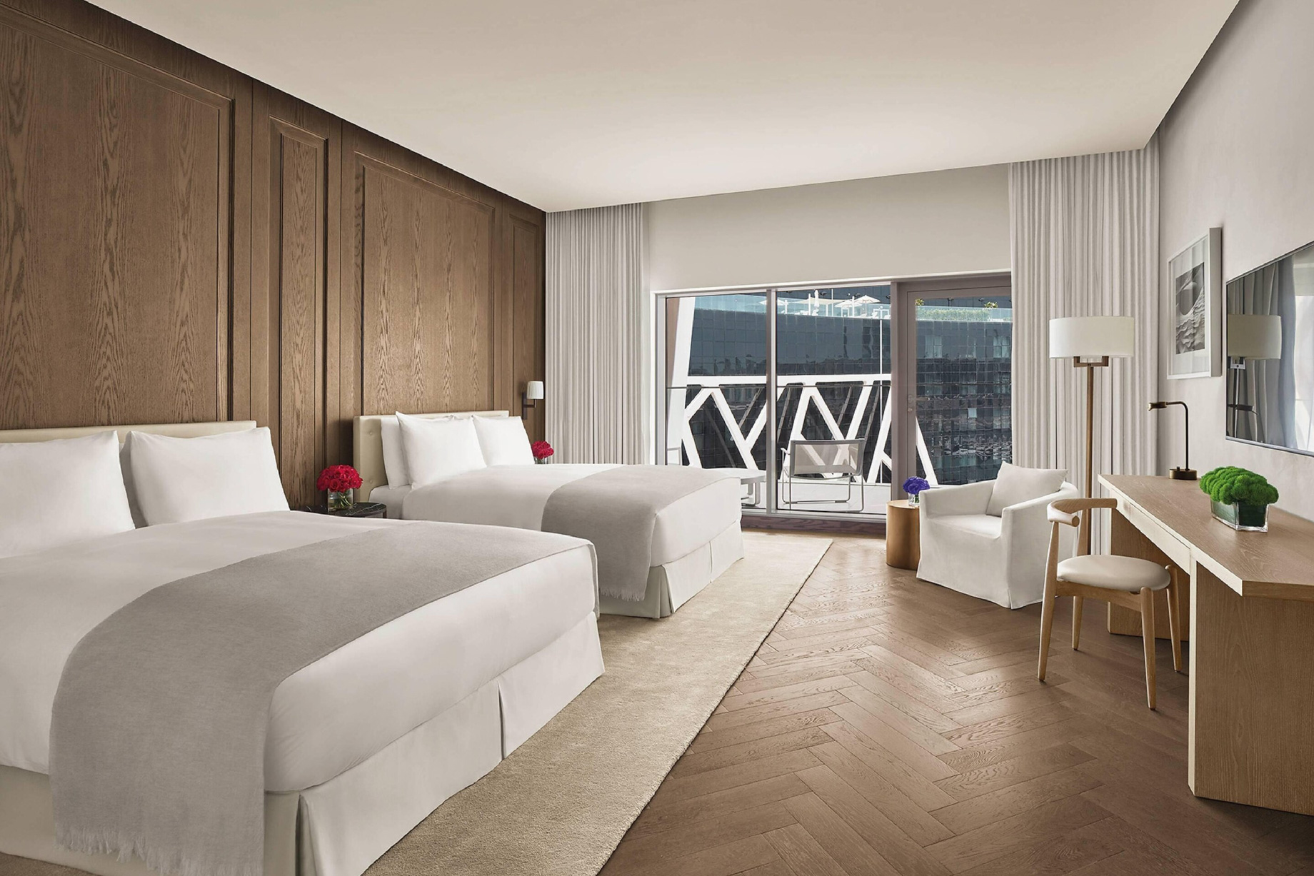 The Abu Dhabi EDITION Hotel – Abu Dhabi, UAE – Marina Guest Room and Balcony