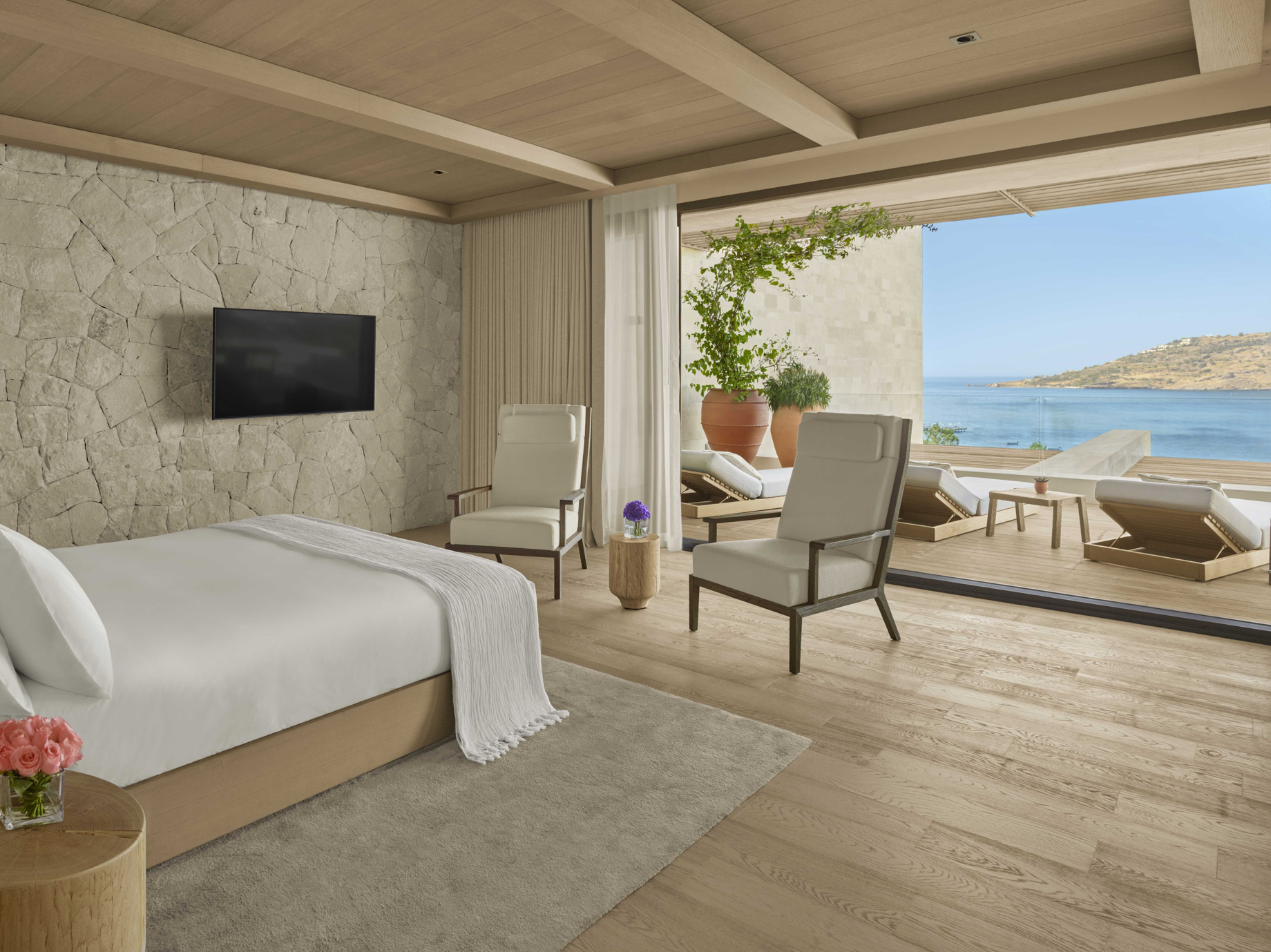 The Bodrum EDITION Hotel – Bodrum Mugla, Turkey – Yalikavak Suite Bedroom