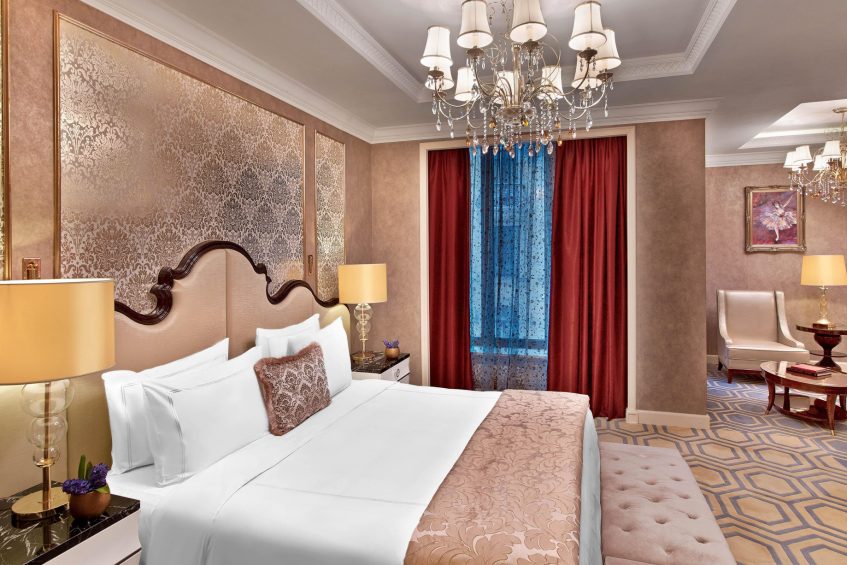 The St. Regis Moscow Nikolskaya Hotel - Moscow, Russia - St. Regis Suite Bedroom Interior