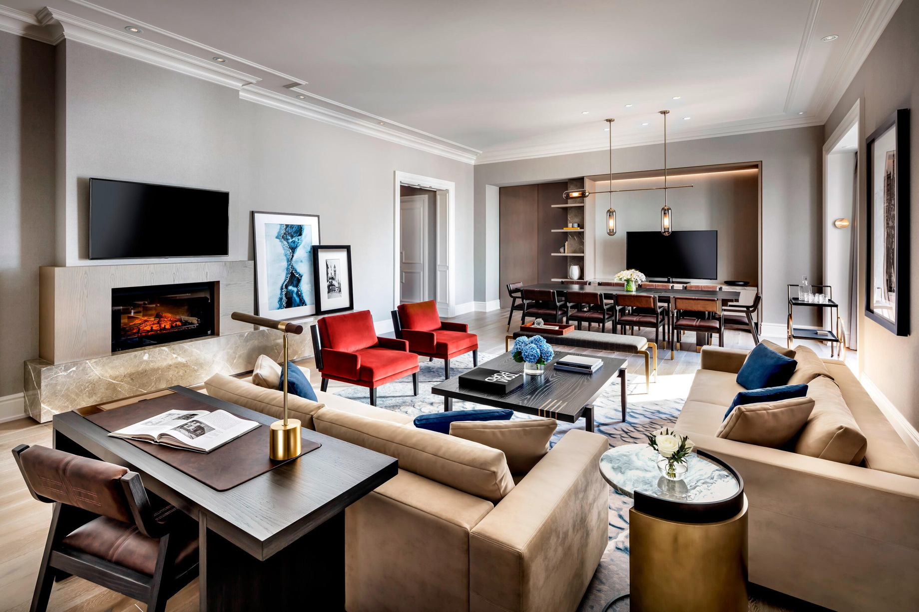 The St. Regis Toronto Hotel – Toronto, Ontario, Canada – John Jacob Astor Suite Living Area