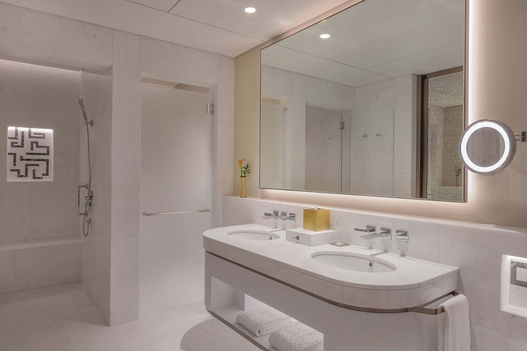 The St. Regis Dubai The Palm Jumeirah Hotel – Dubai, UAE – Guest Bathroom Vanity