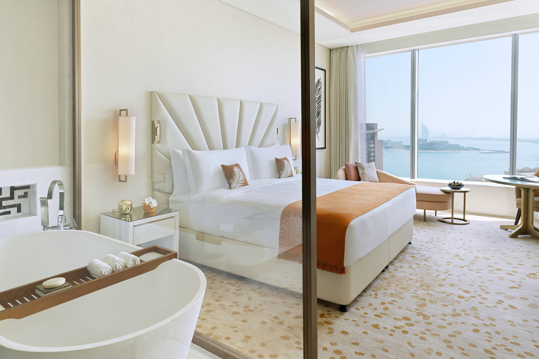 The St. Regis Dubai The Palm Jumeirah Hotel – Dubai, UAE – Deluxe Guest Room View