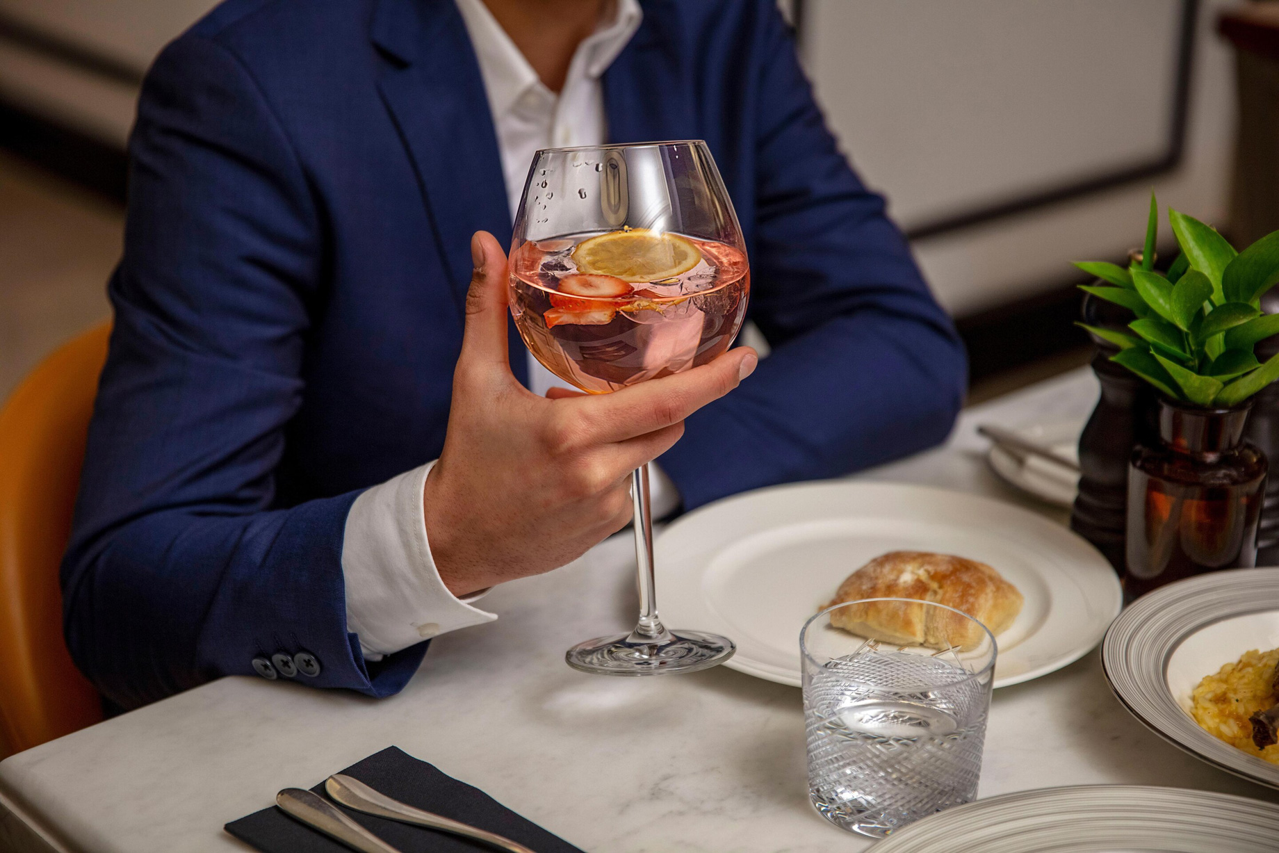 The St. Regis Amman Hotel - Amman, Jordan - Segreta Signature Gin Infused Cocktail