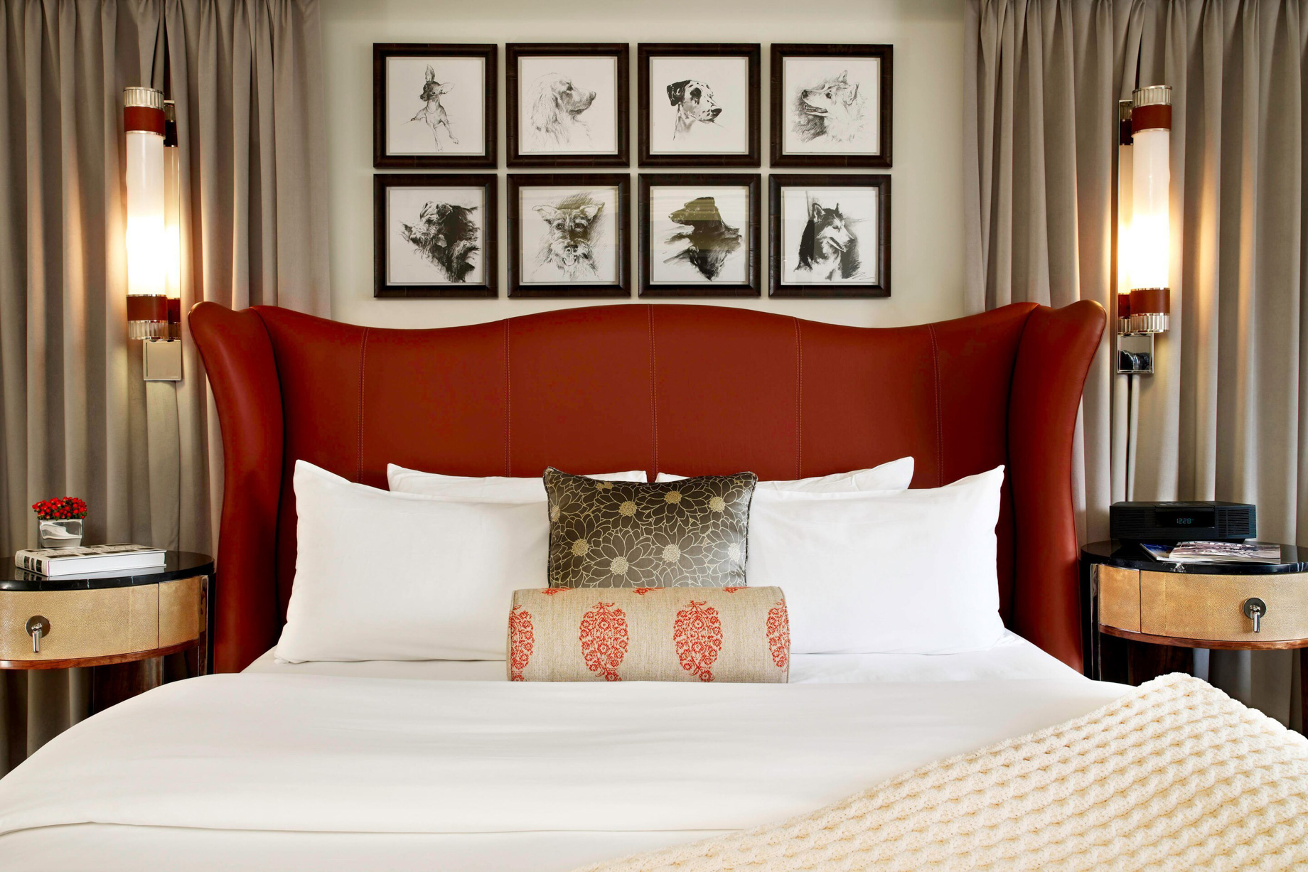 The St. Regis Aspen Resort – Aspen, CO, USA – Deluxe King Guest Room Bed