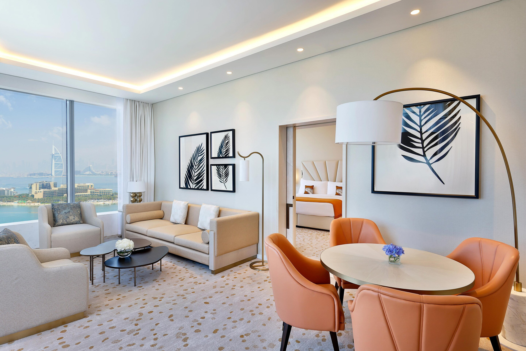 The St. Regis Dubai The Palm Jumeirah Hotel – Dubai, UAE – Metropolitan Suite Living Room