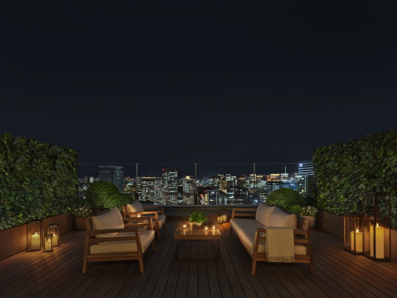 The Tokyo EDITION Toranomon Hotel - Tokyo, Japan - Loft Terrace Guest Room Outdoor Terrace