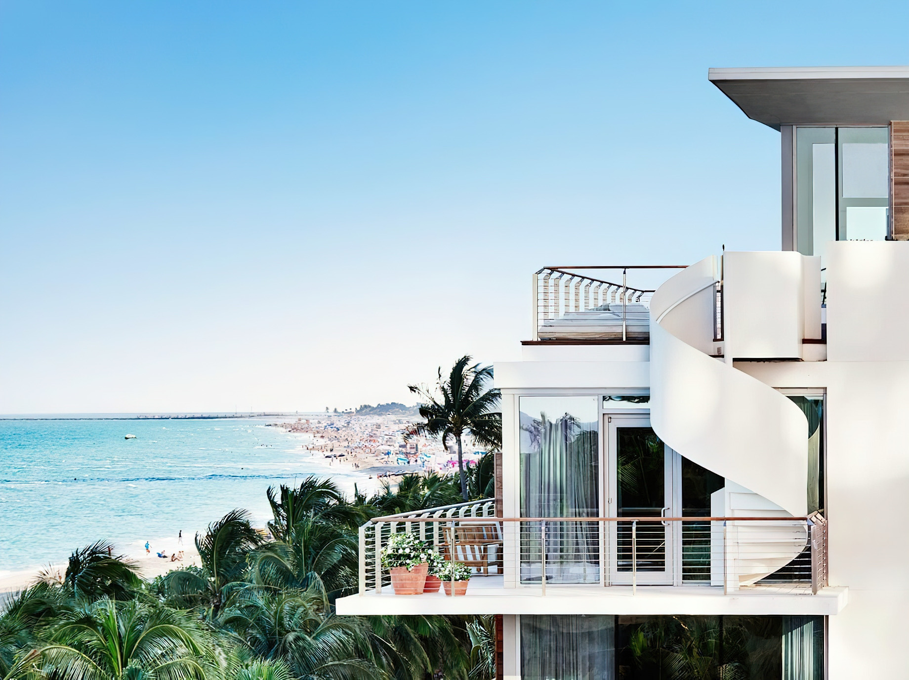 The Miami Beach EDITION Hotel – Miami Beach, FL, USA – Bungalow Penthouse Exterior Ocean View