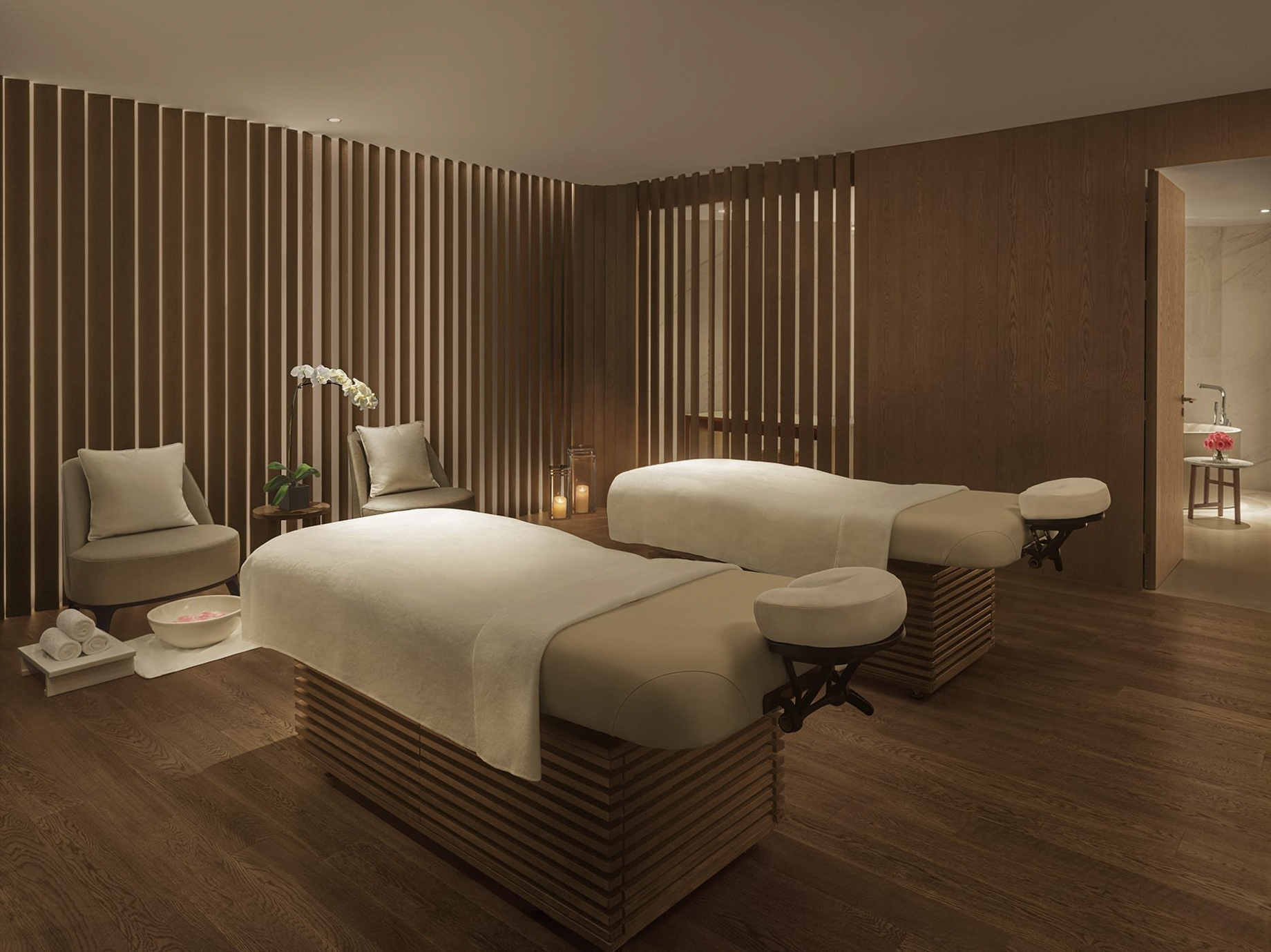 The Shanghai EDITION Hotel - Shanghai, China - Spa Treatment Tables