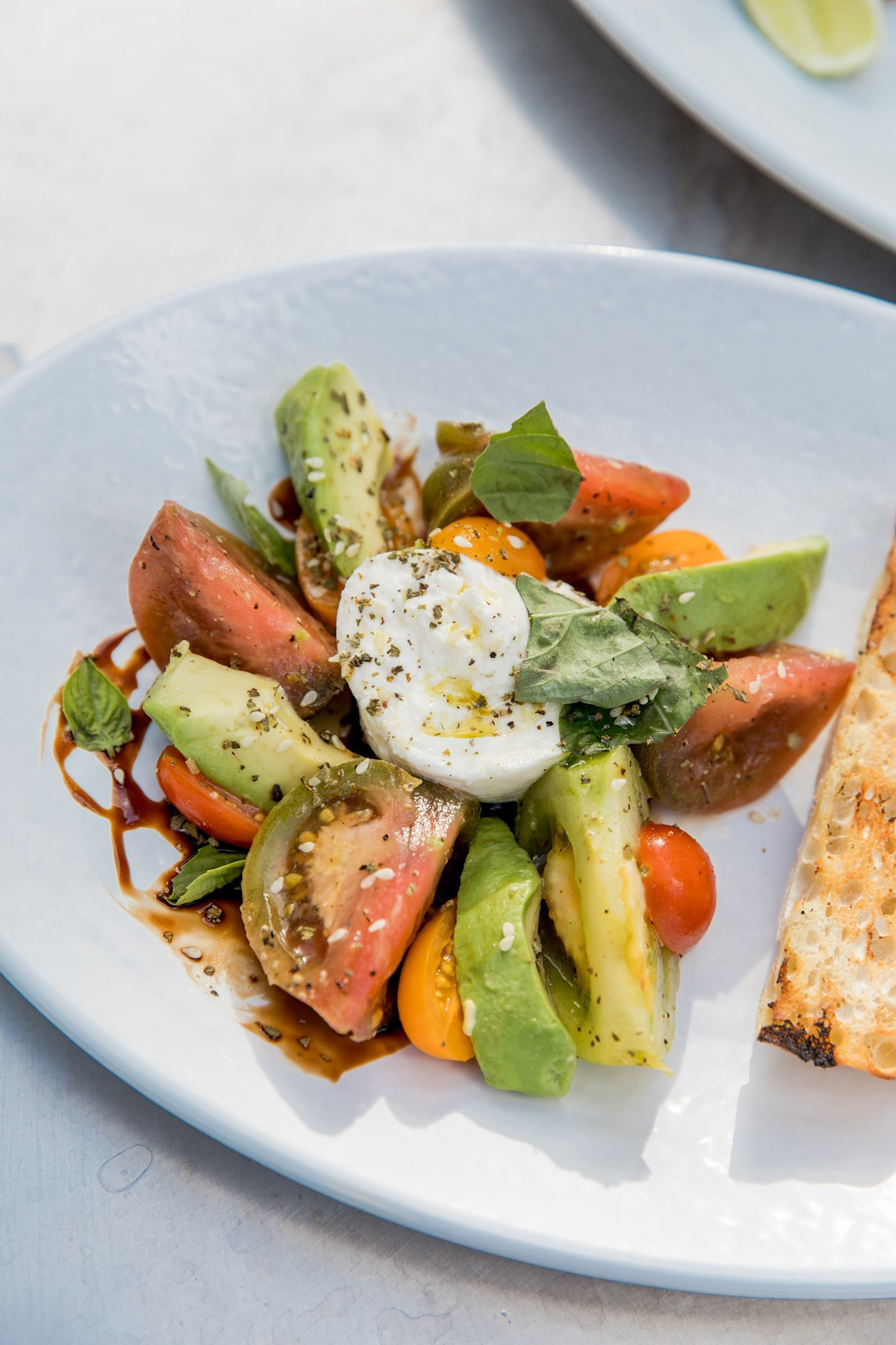 The St. Regis Bal Harbour Resort – Miami Beach, FL, USA – Heirloom Tomatoes, Basil and Burrata Served in Style