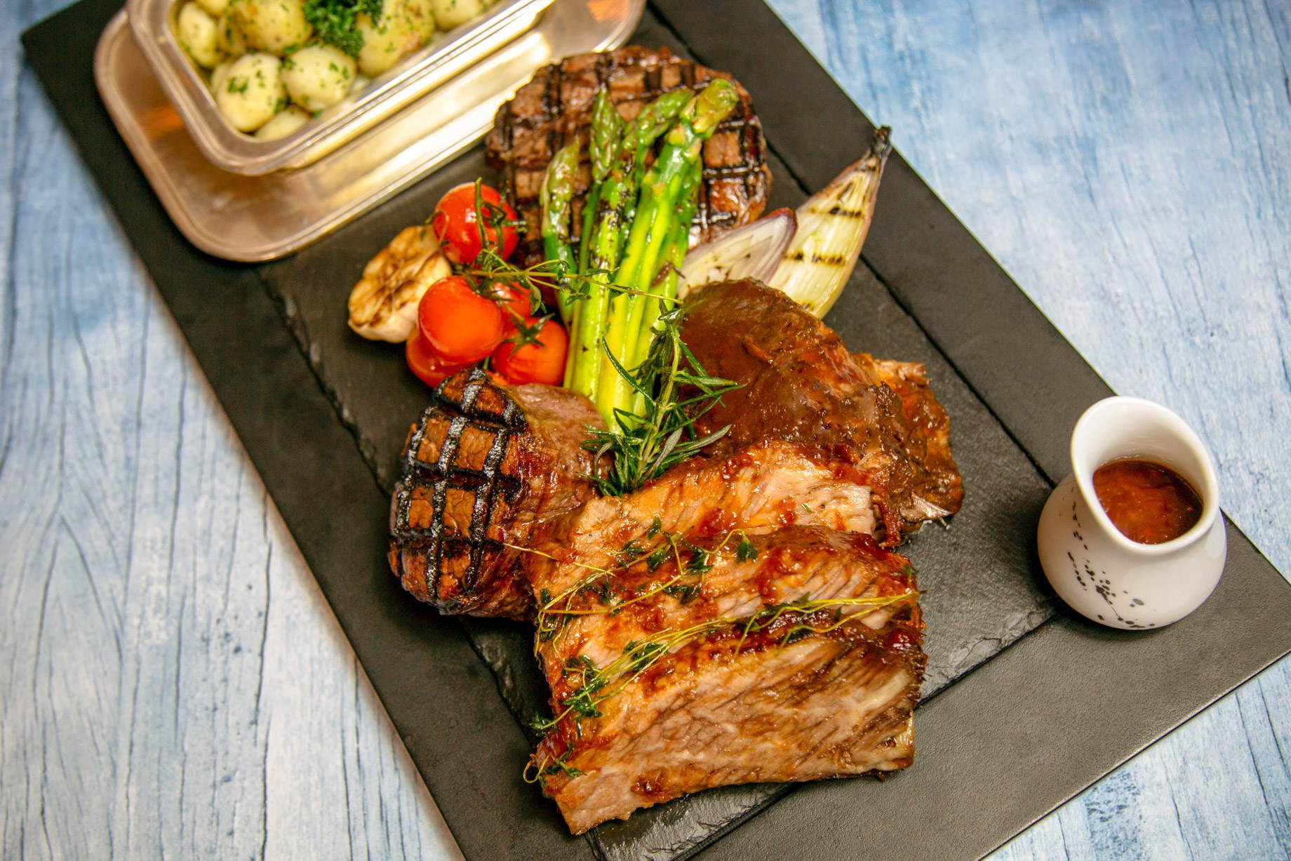 The St. Regis Saadiyat Island Resort – Abu Dhabi, UAE – Wagyu Board Brisket, Tenderloin, Rib Eye, and Cheeks_